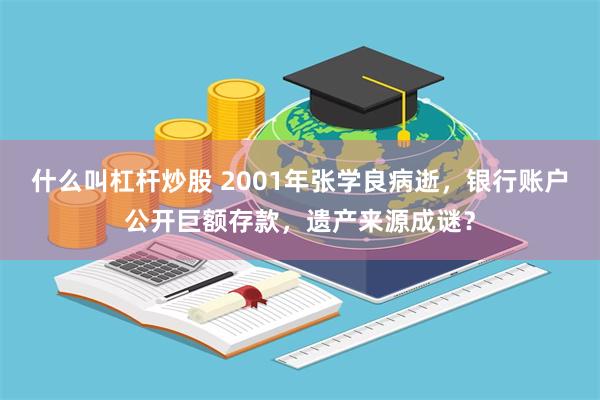 什么叫杠杆炒股 2001年张学良病逝，银行账户公开巨额存款，遗产来源成谜？