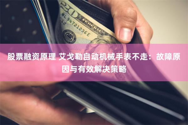 股票融资原理 艾戈勒自动机械手表不走：故障原因与有效解决策略